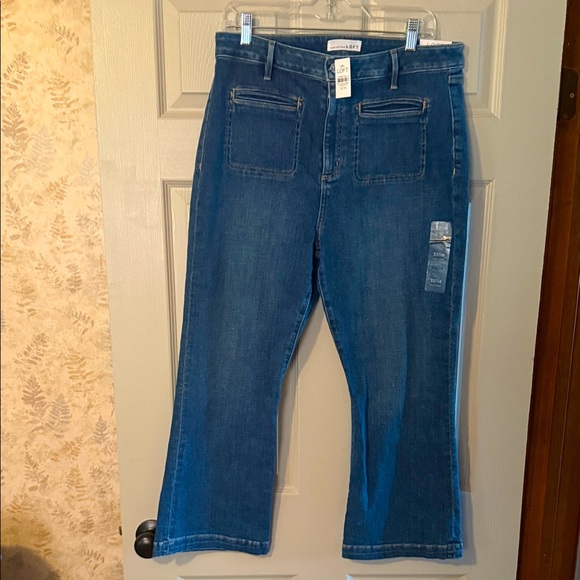 LOFT Dark Blue High-Rise Jeans never worn - Picture 1 of 5